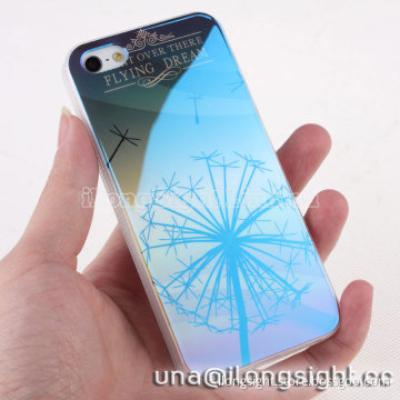 Colorful Floral Discolor TPU Case For iPhone 5 5s